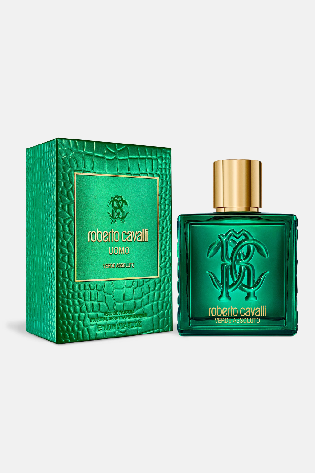 Roberto Cavalli Uomo Verde Assoluto Eau de Parfum 100 ml NOVITA'