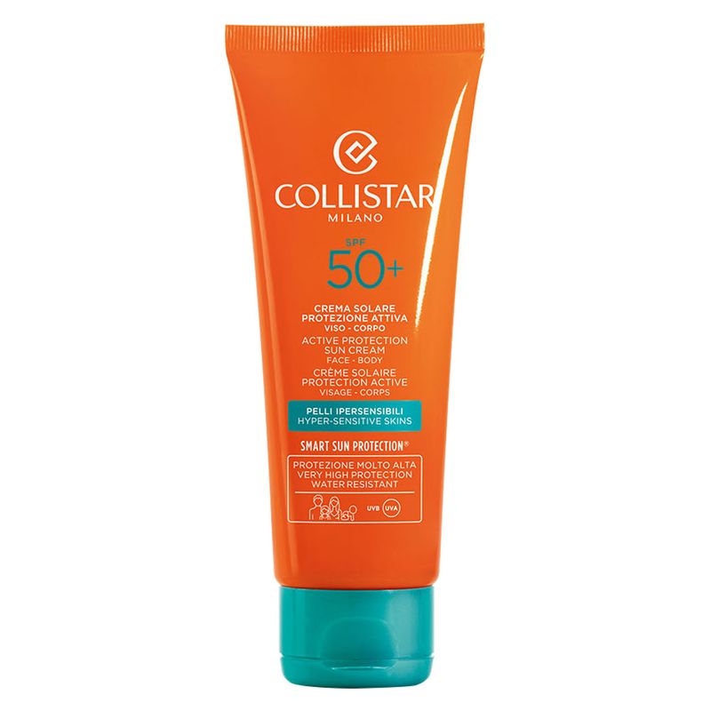 COLLISTAR Crema Solare Protezione Attiva Pelli Per Ipersensibili Viso-Corpo Spf 50+