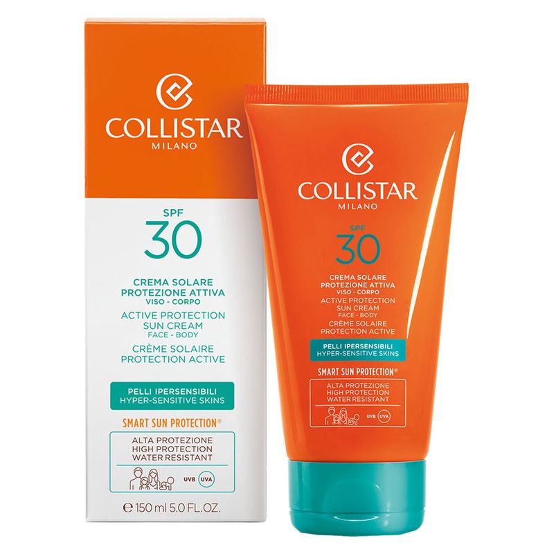 COLLISTAR Crema Solare Protezione Attiva Pelli Per Ipersensibili Viso-Corpo Spf 30