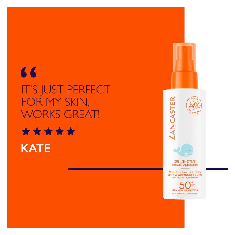 LANCASTER Sun Sensitive Wet Skin Application Spf 50