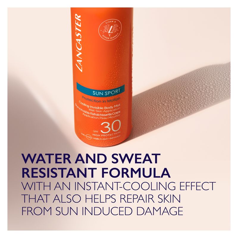 LANCASTER Sun Sport Protection In Motion - Cooling Invisible Body Mist Spf 50