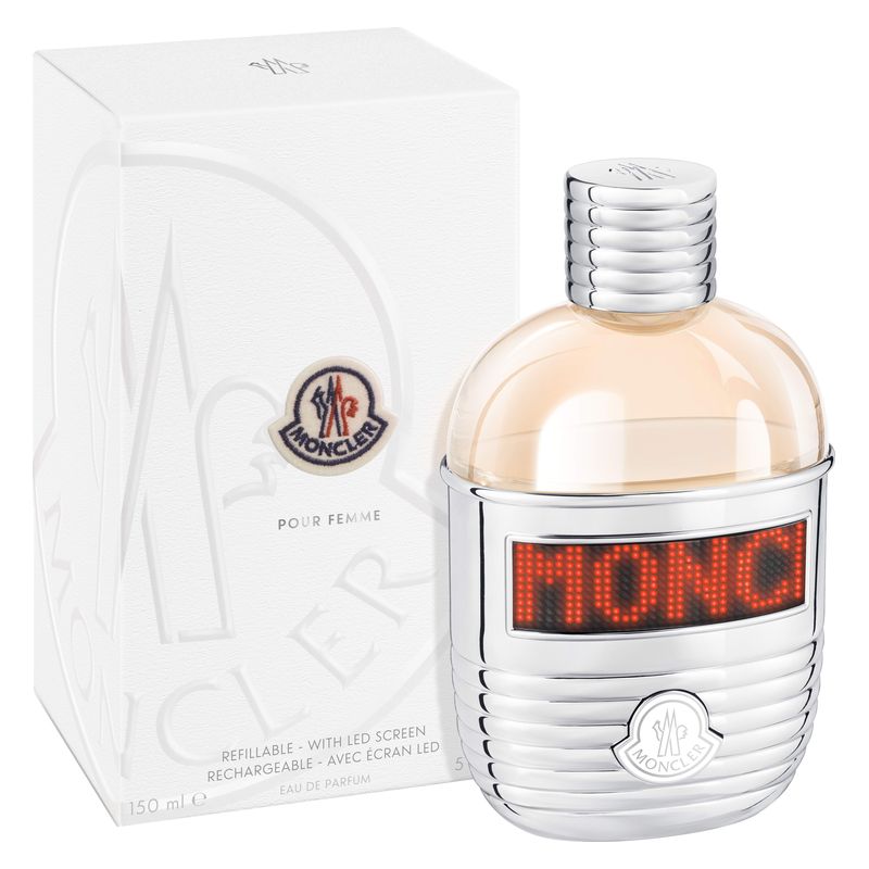 Moncler Pour Femme Eau De Parfum 150 REFILLABLE | WITH LED SCREEN