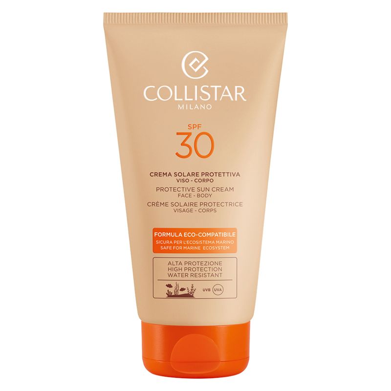 COLLISTAR Crema Solare Protettiva Viso-Corpo Spf 30 Formula Eco-Compatibile