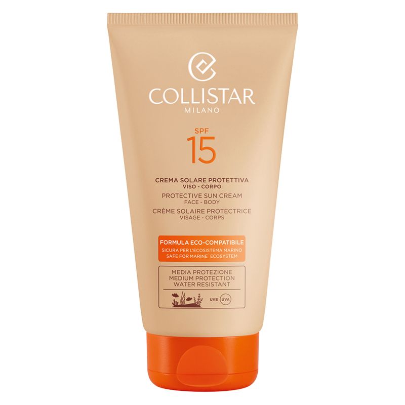 COLLISTAR Crema Solare Protettiva Viso-Corpo Spf 15 Formula Eco-Compatibile