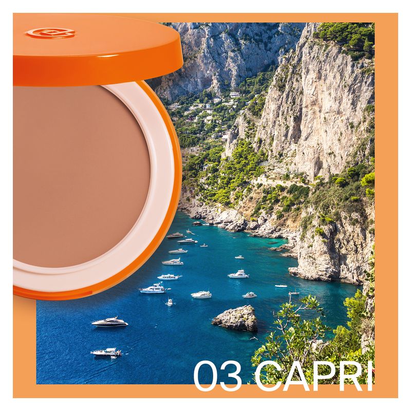 COLLISTAR Mediterranea Fondotinta 03 CAPRI  Compatto Solare Spf 15 Refill