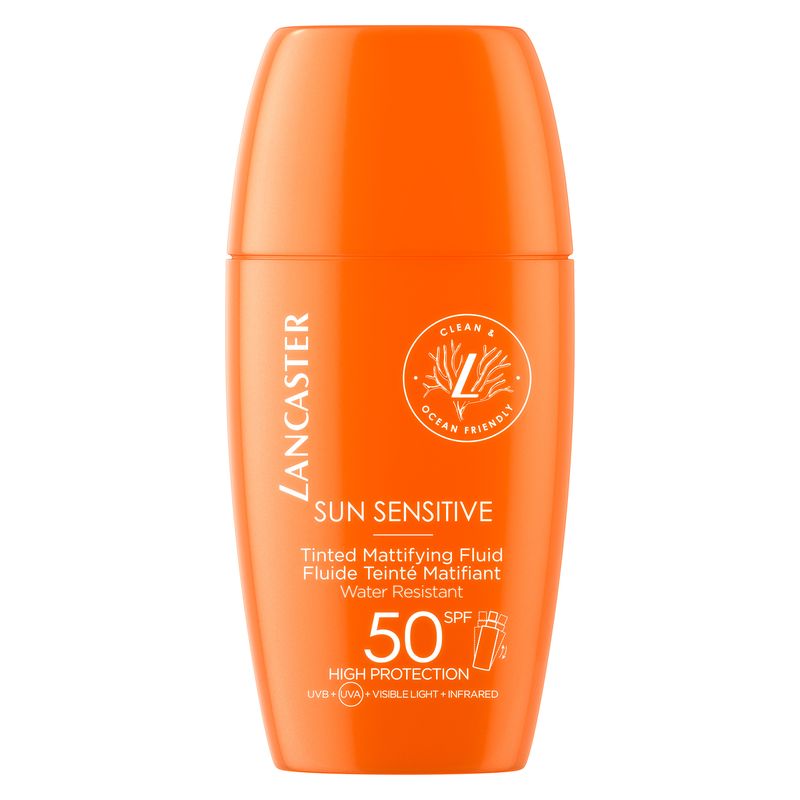 LANCASTER Sun Sensitive Tinted Mattifying Fluid Spf 50 VISO