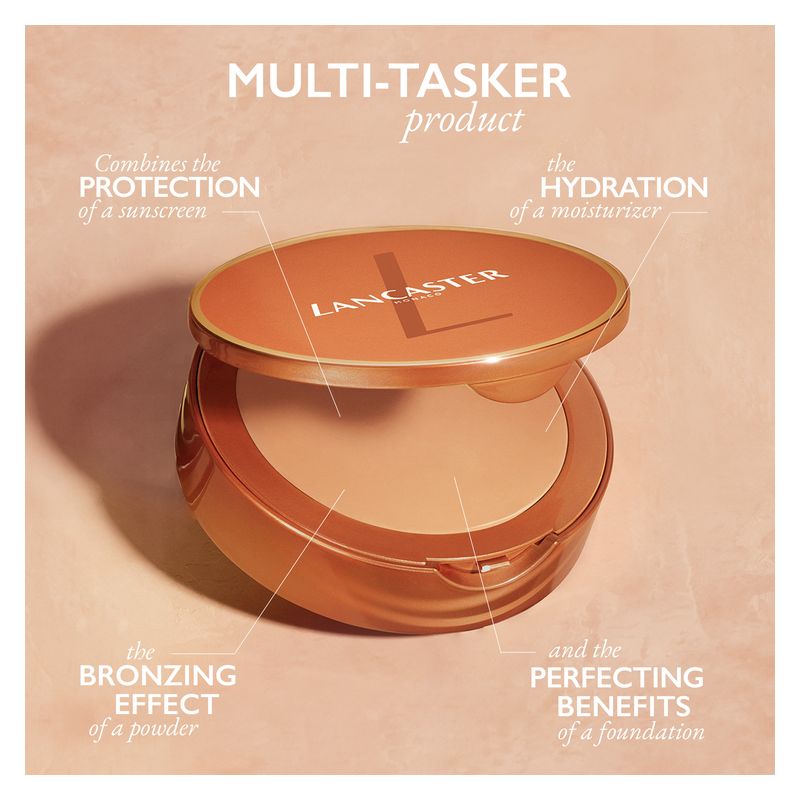 LANCASTER Infinite Bronze Tinted Proctection Spf 50 - Sunlight Compact Cream - Fondotinta Compatto
