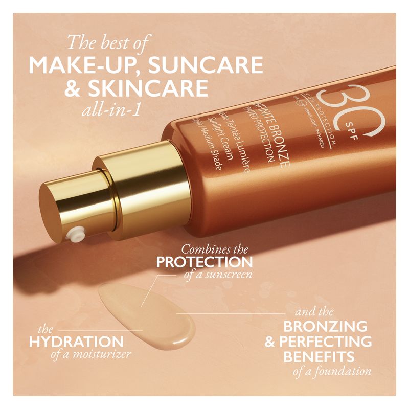 LANCASTER Infinite Bronze Tinted Proctection Spf 30 - Sunlight Cream 01  - Fondotinta Fluido