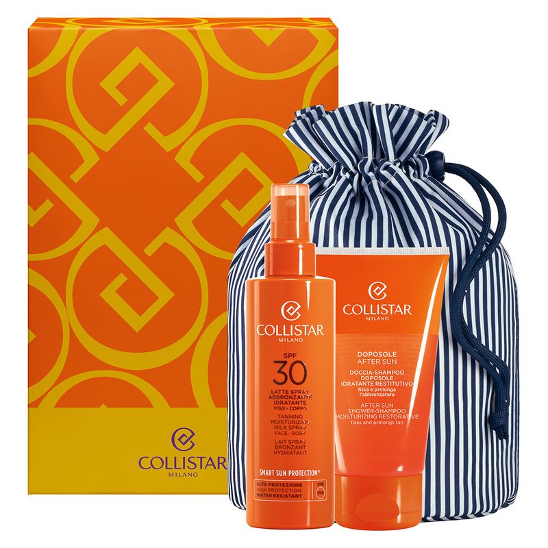 COLLISTAR COFANETTO LATTE SPRAY ABBRONZANTE IDRATANTE SPF 30
