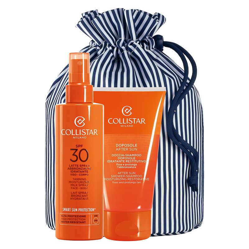 COLLISTAR COFANETTO LATTE SPRAY ABBRONZANTE IDRATANTE SPF 30