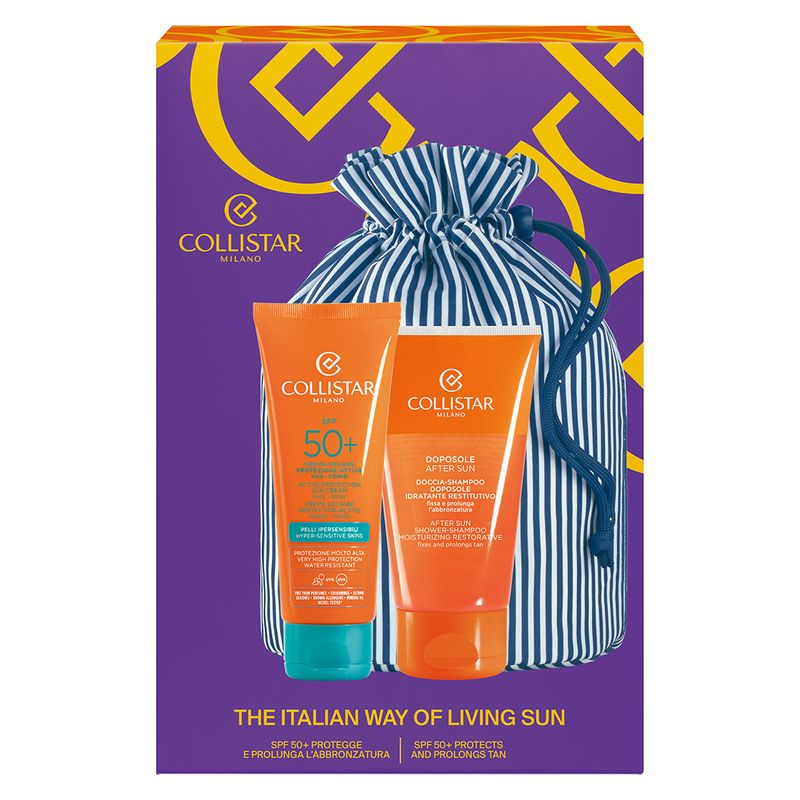 COLLISTAR COFANETTO CREMA SOLARE PROTEZIONE ATTIVA SPF 50+