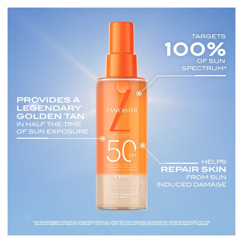 LANCASTER SUN BEAUTY SUN BODY WATER SPF 50