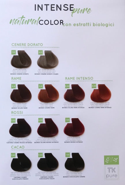 Colore TK Pure Intense Natural Color Biondo Chiaro 8.0 Nero 100ml