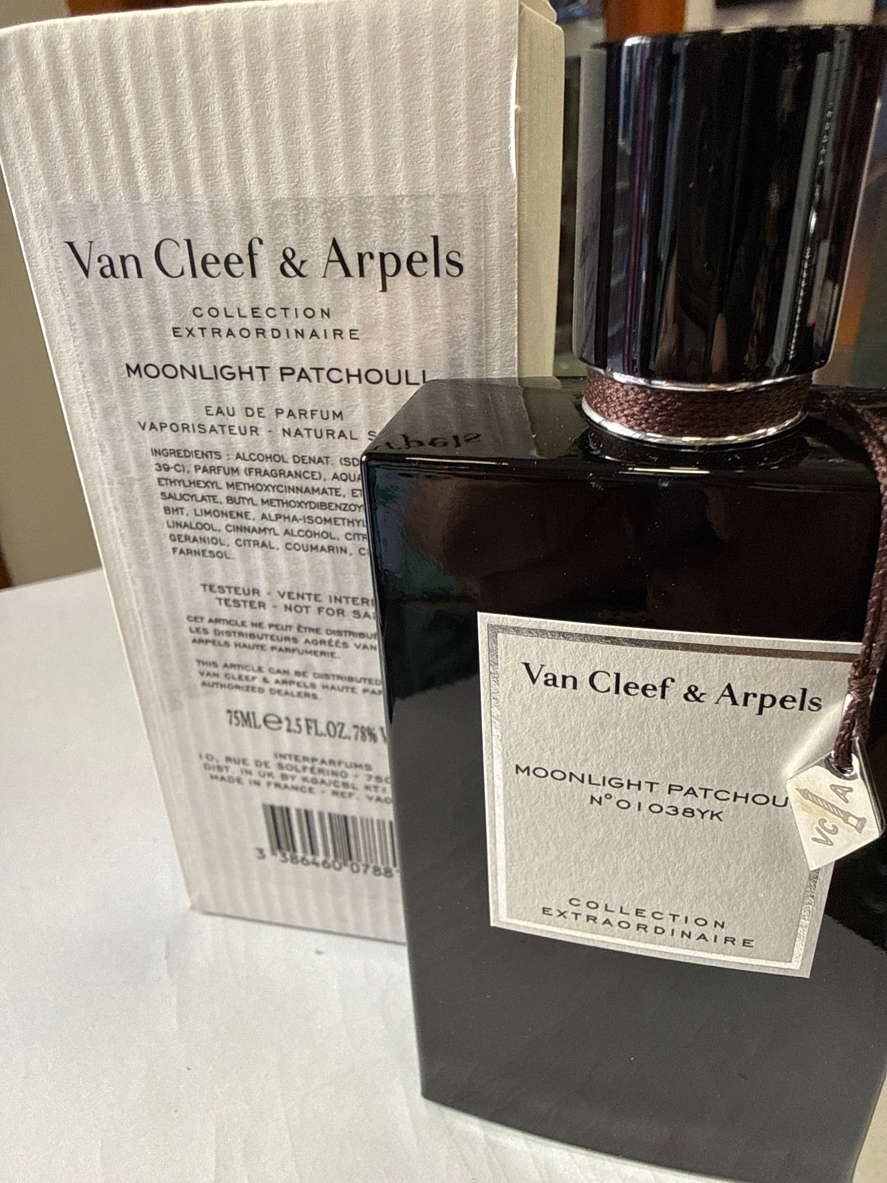 Tester Van Cleef & Arpels collection Extraordinarie Moonlight Patchouli Edp 75ml