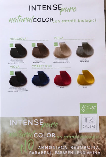 Colore TK Pure Intense Natural Color Biondo 7.0 Nero 100ml