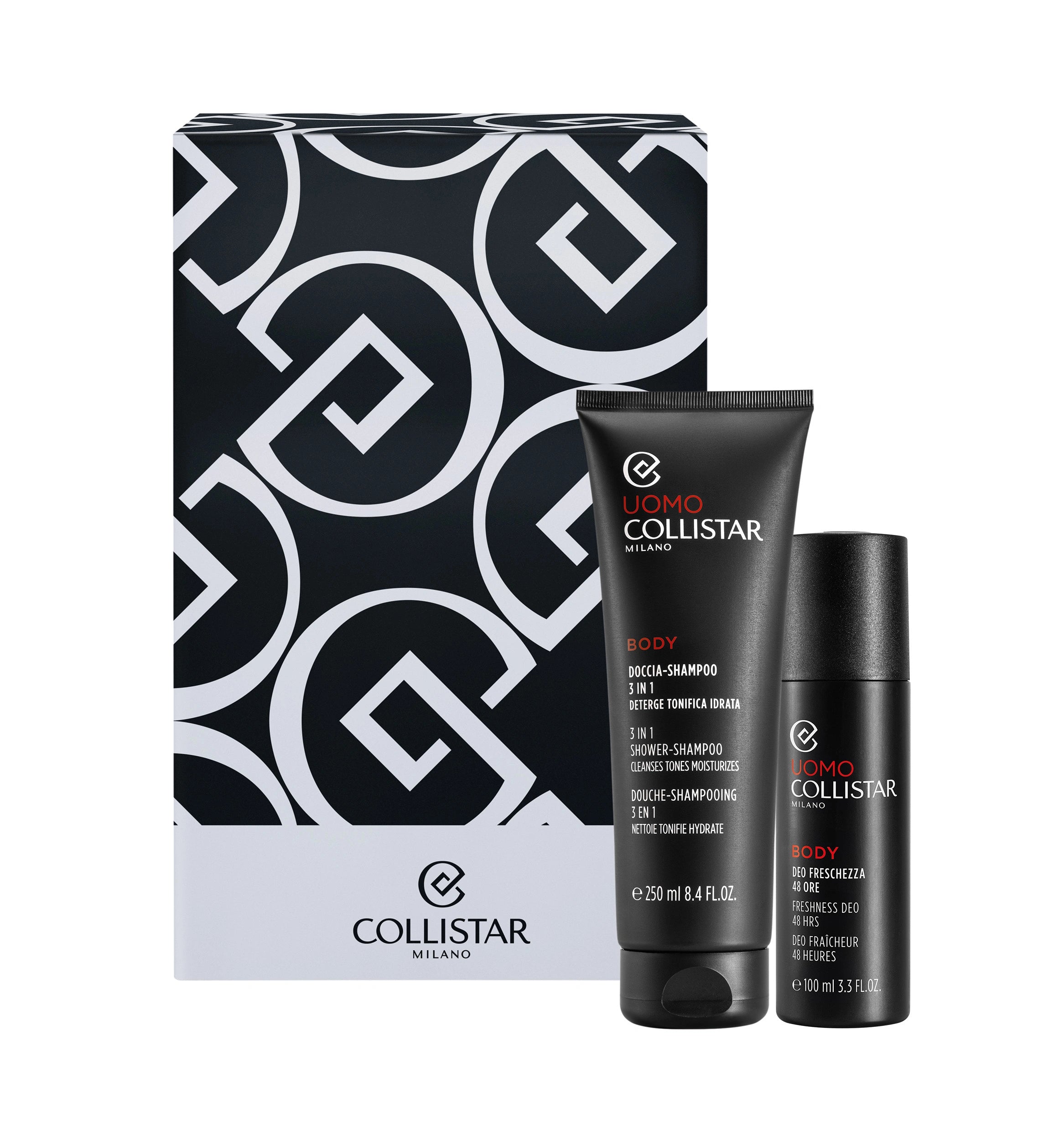 Collistar Cofanetto MEN Doccia-Shampoo 3in1 250 Ml + Deo Freschezza 48h Spray 100 ml