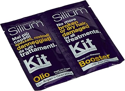 Silium Cheratina & Argan Reconstructive Bustina Kit - 24 Ml, 12 ML