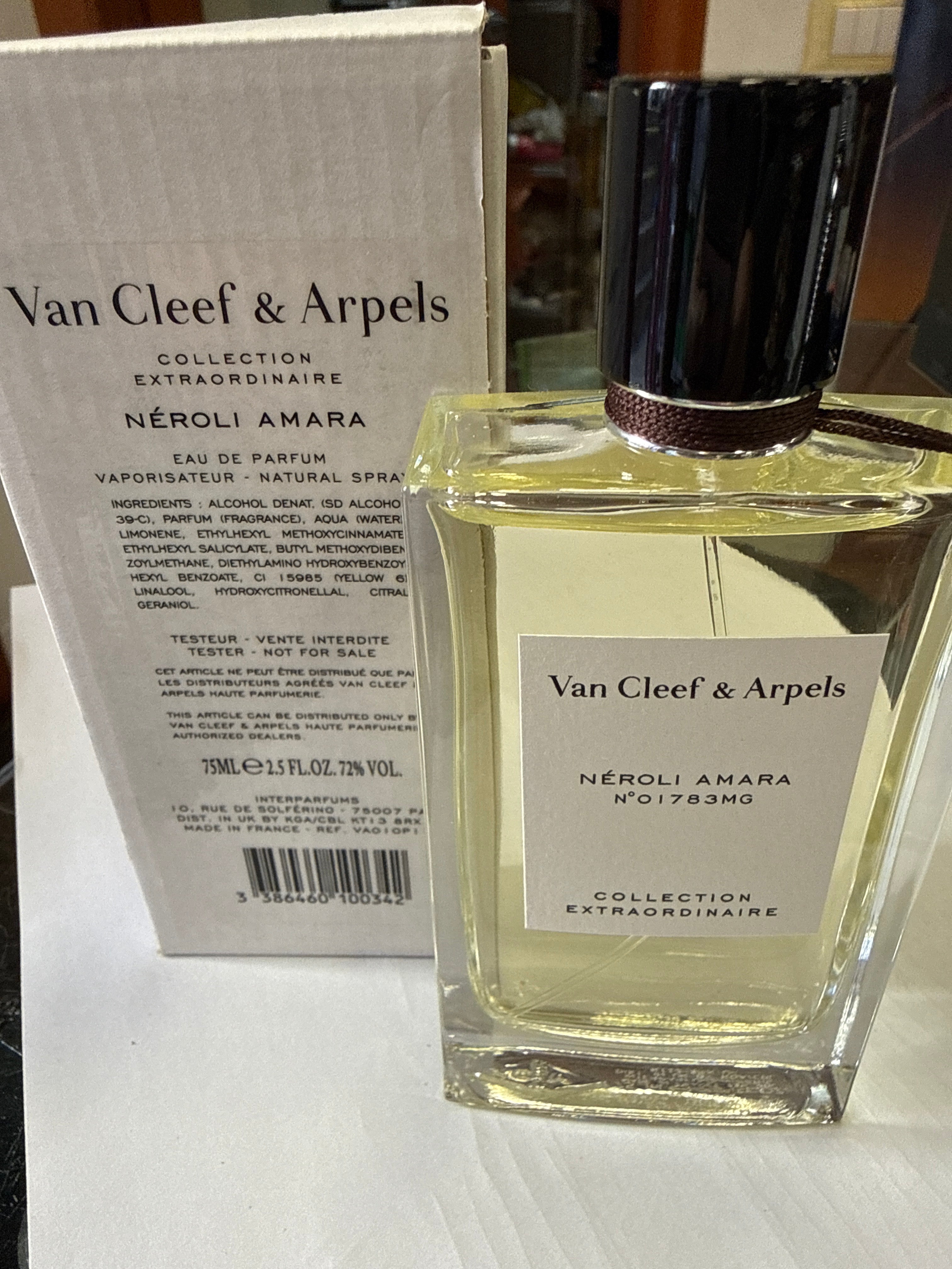 Tester Van Cleef & Arpels collection Extraordinarie Néroli Amara edp 75ml