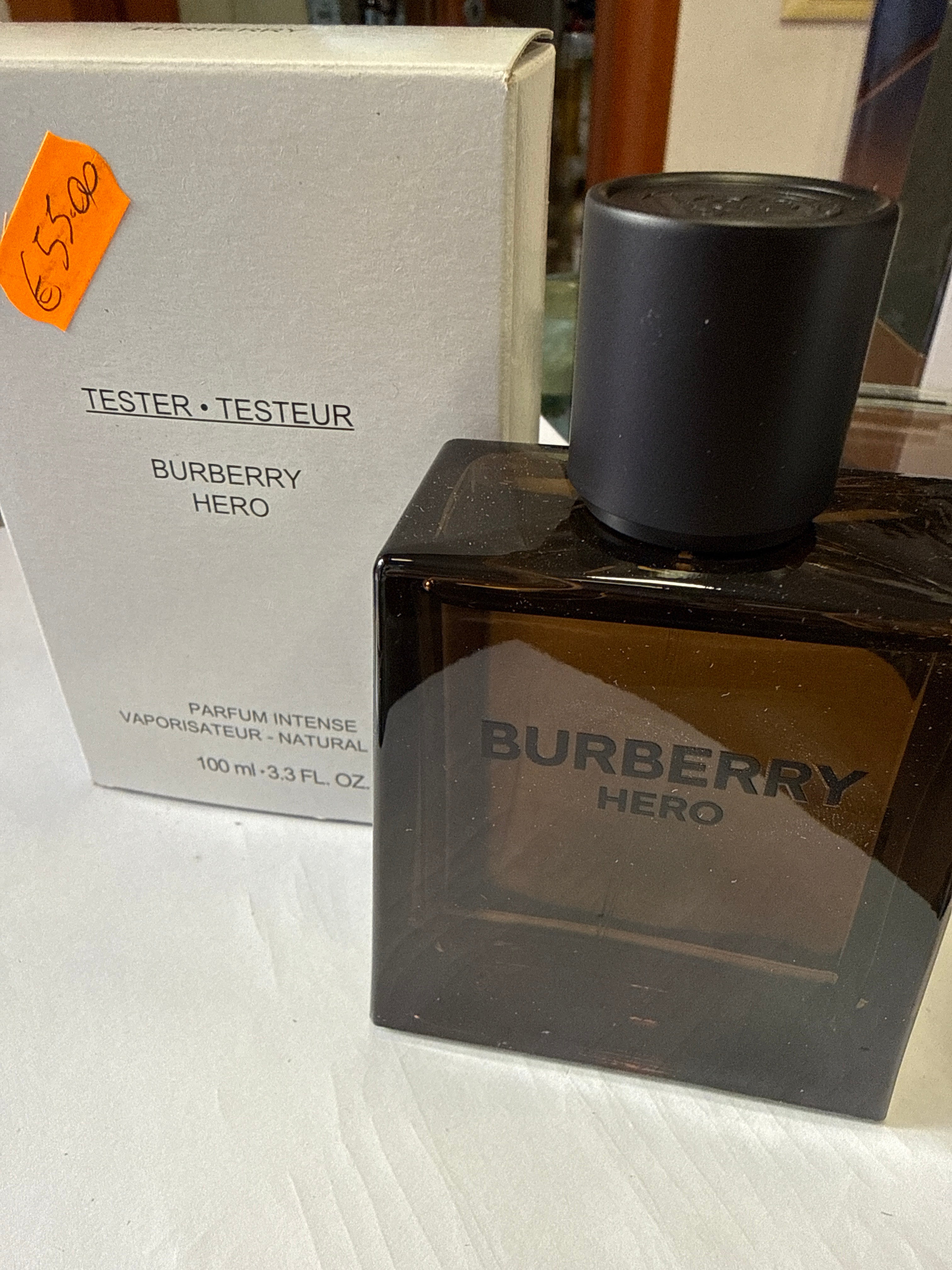 Tester Burberry Hero Parfum Intense 100ml uomo