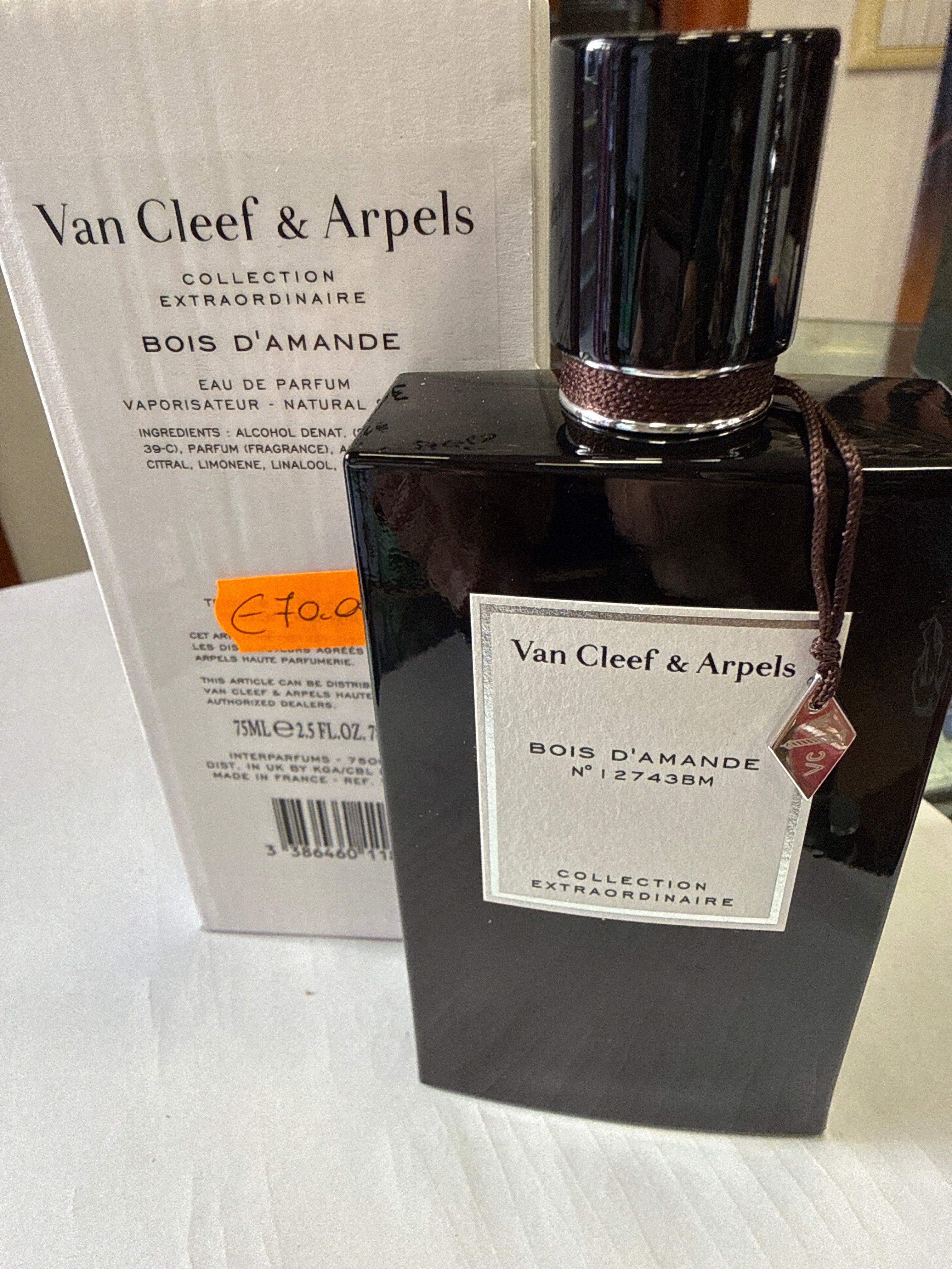 Tester Van Cleef & Arpels collection Extraordinarie  Bois D’Amande edp 75ml
