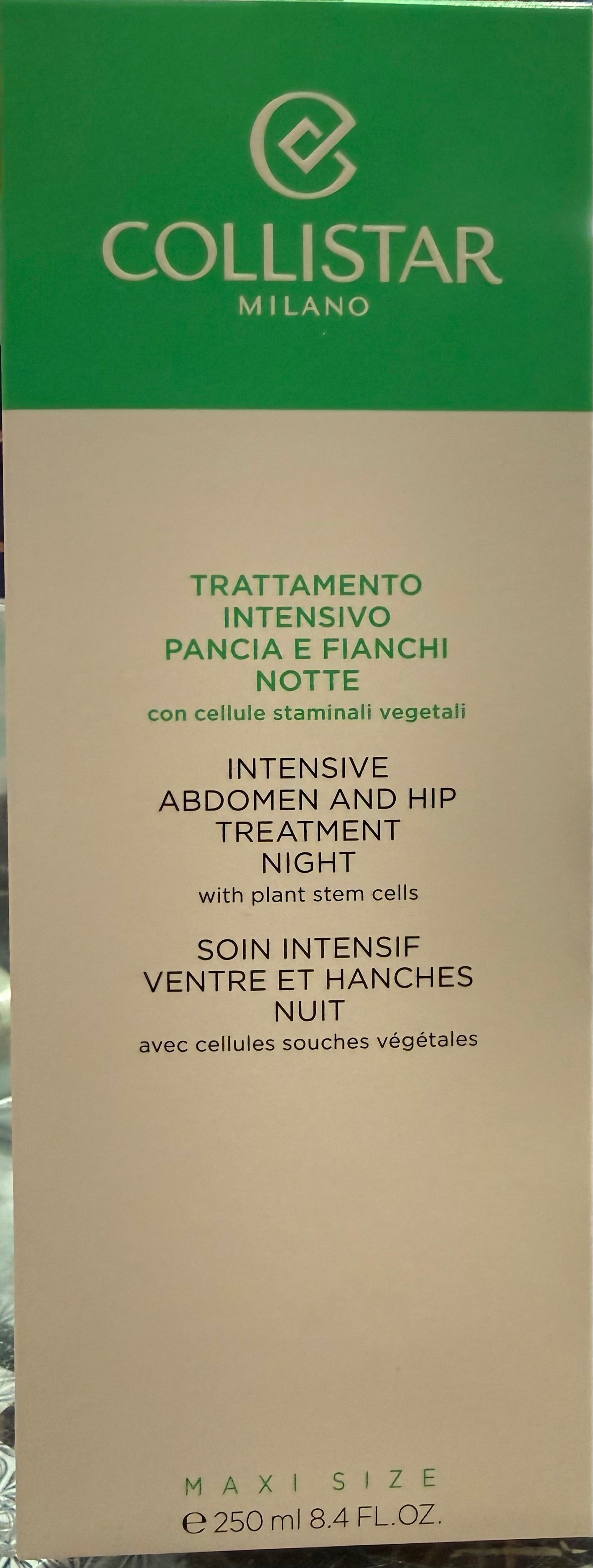 Collistar trattamento intensivo, pancia e fianchi notte 250 ml ￼
