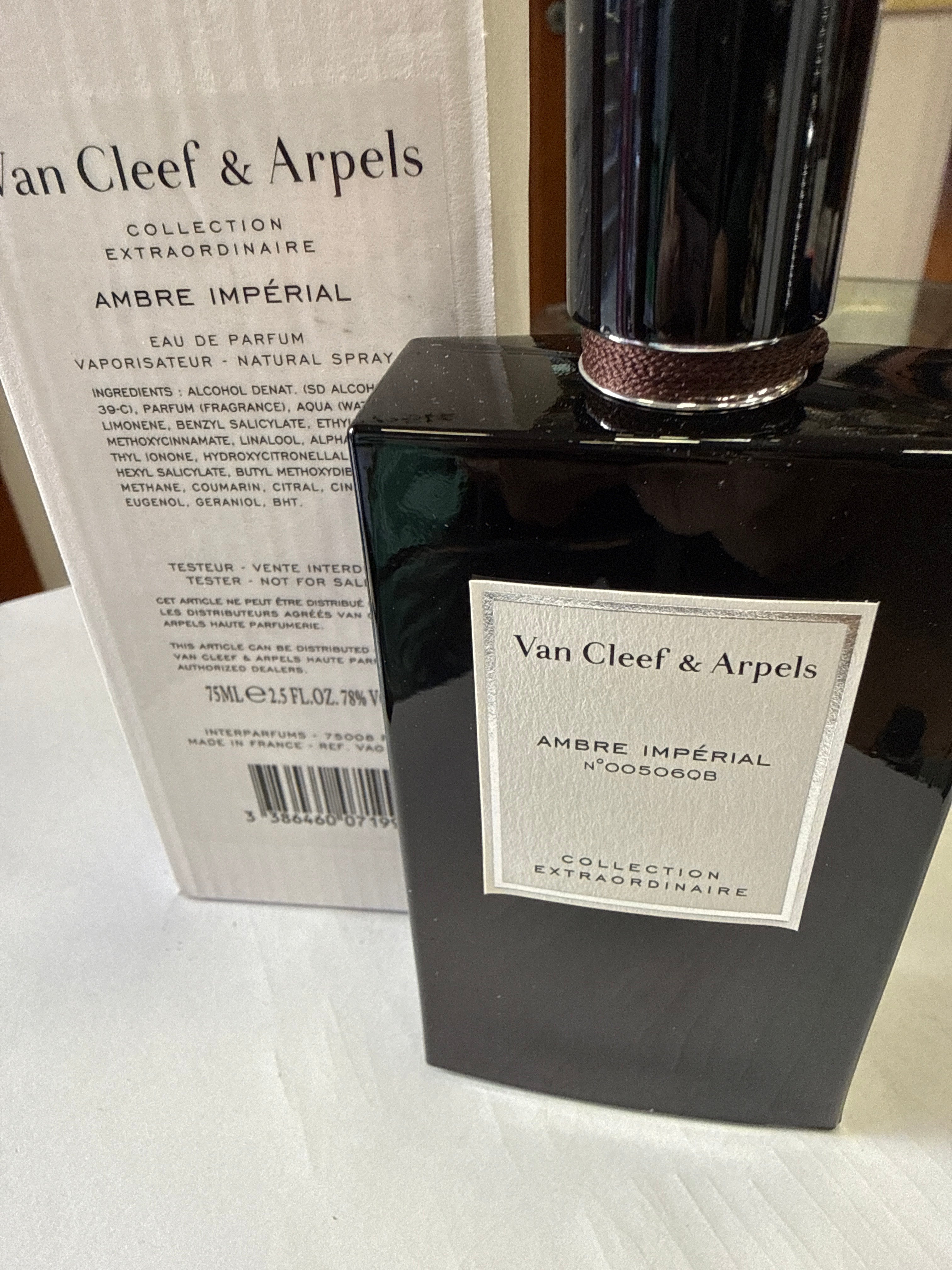 Tester Van Cleef & Arpels collection Extraordinarie Ambre Impérial edp 75ml