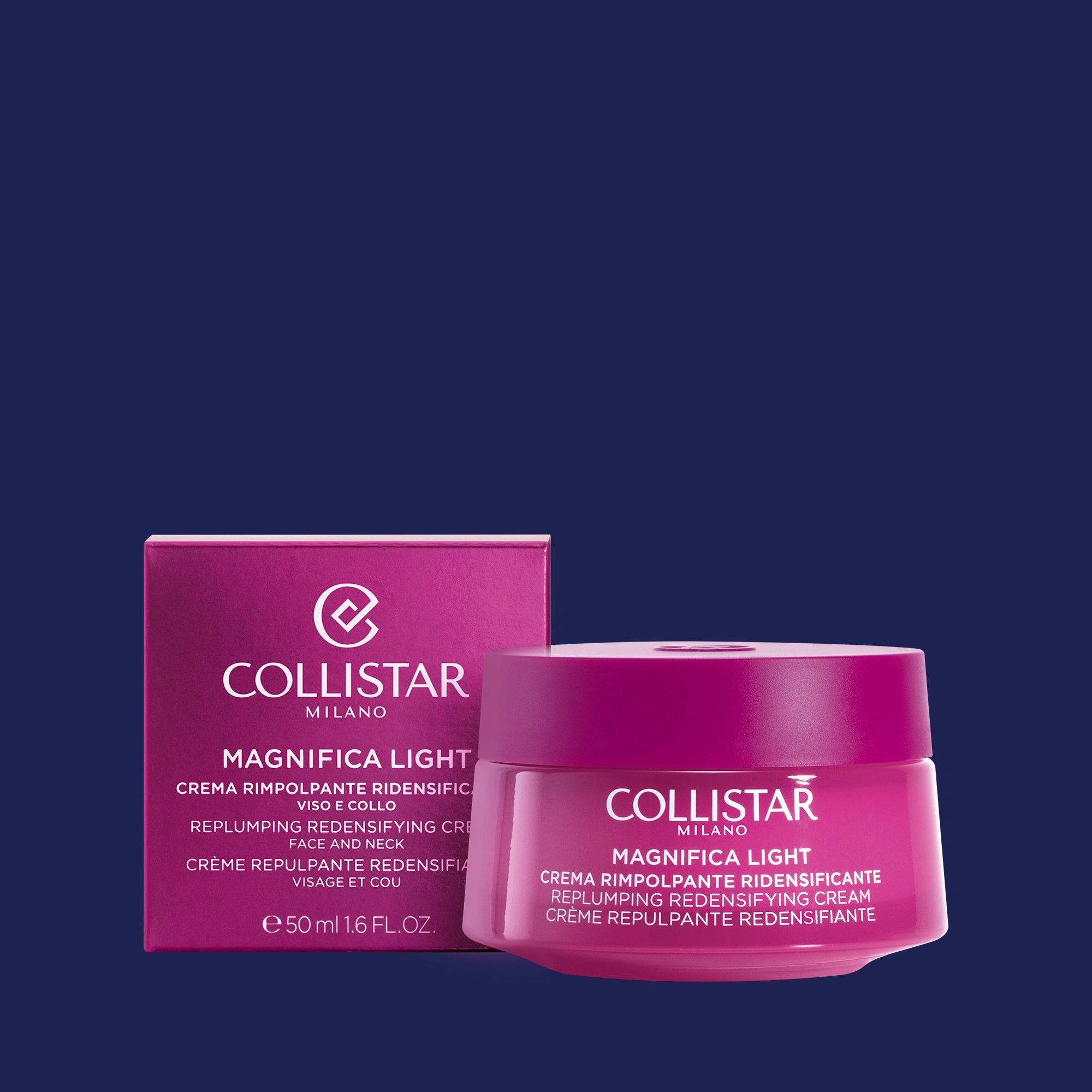 COLLISTAR MAGNIFICA LIGHT CREMA RIMPOLPANTE RIDENSIFICANTE VISO E COLLO