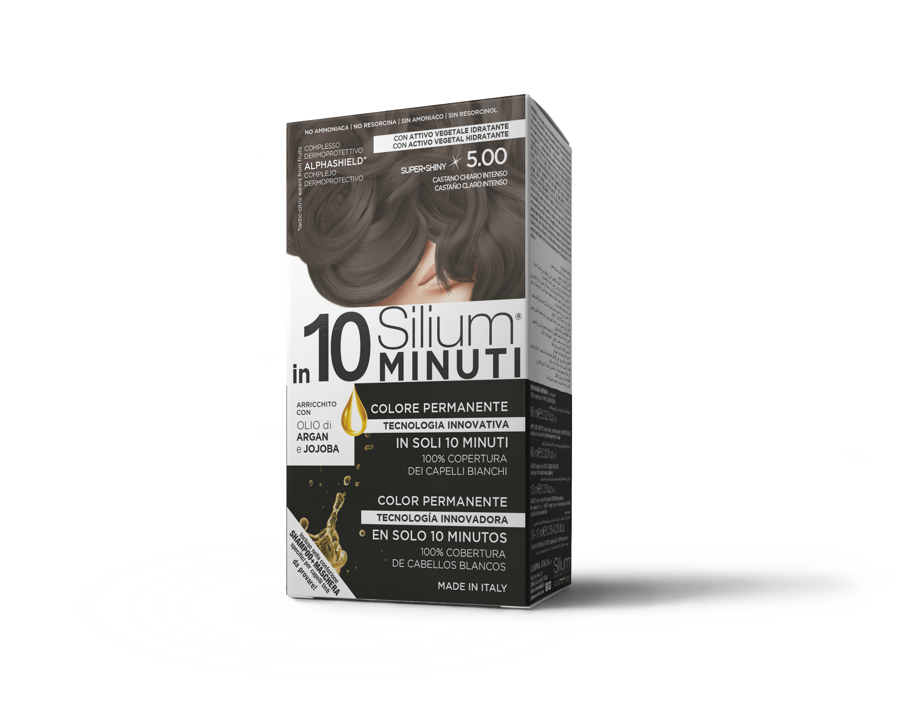 Silium 5.0  in 10 Minuti Colorazione Permanente
