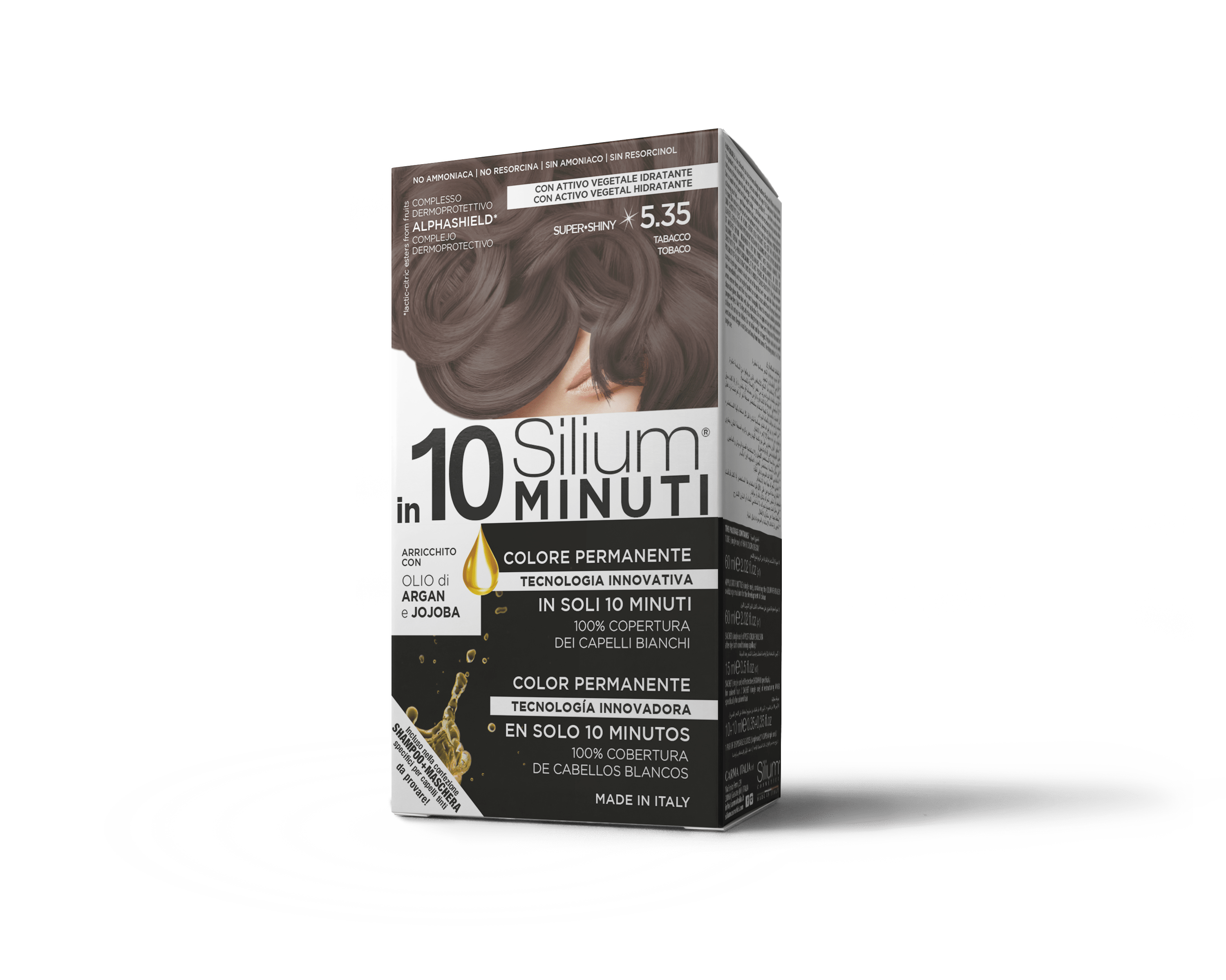 Silium 5.35 in 10 Minuti Colorazione Permanente