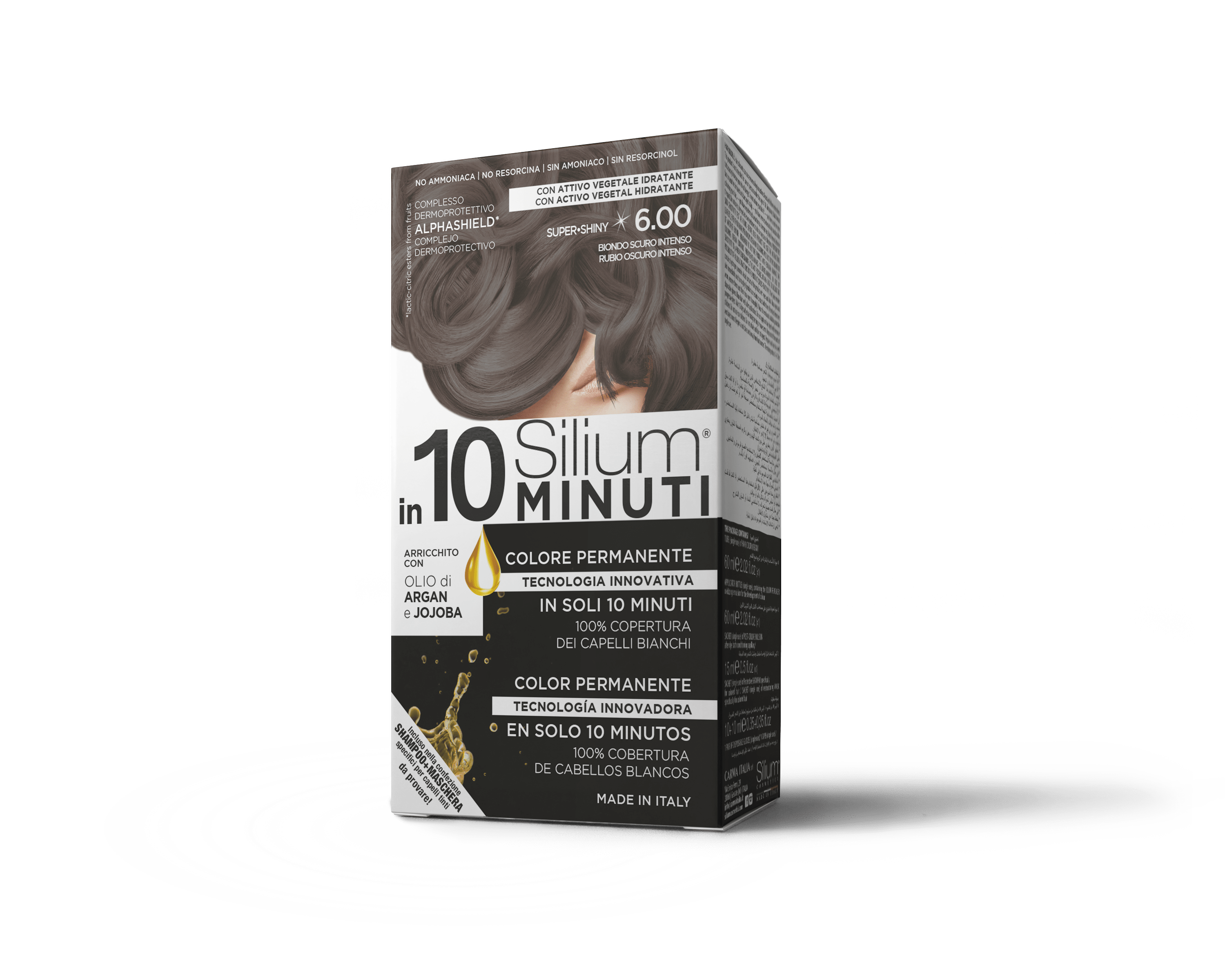 Silium 6.0  in 10 Minuti Colorazione Permanente