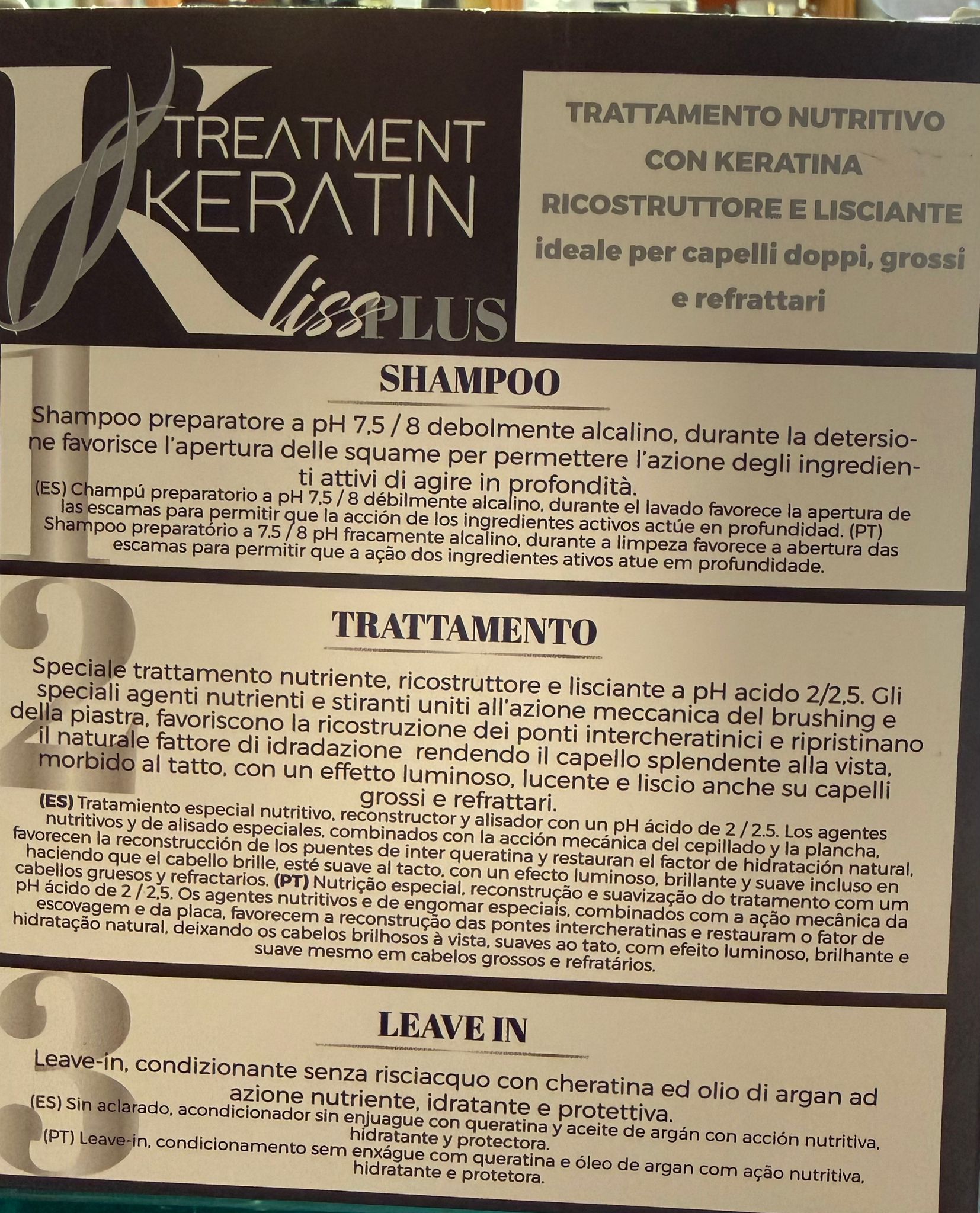 RETRO' TRATTAMENTO KERATINA LISS PLUS 3X 100 ML
