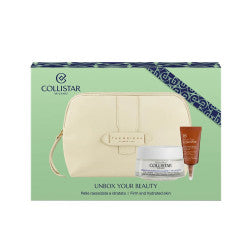 Collistar Cofanetto Attivi Puri Crema Balsamo Collagene e Malachite 50ml con Contorno Occhi 5ml e Pochette
