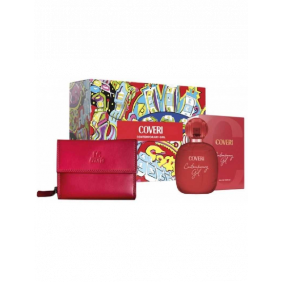Enrico Coveri Cofanetto Contemporary Girl Eau De Parfum 100 Ml + Portafogli